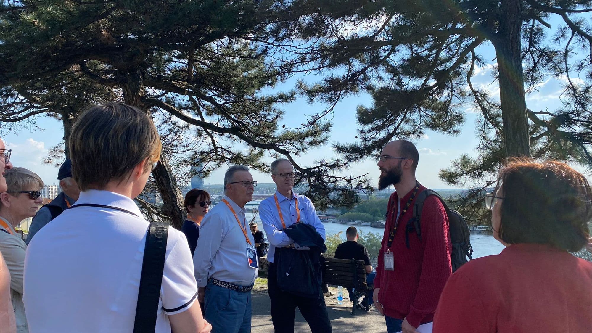 Tales of Belgrade guide leading a tour at Kalemegdan